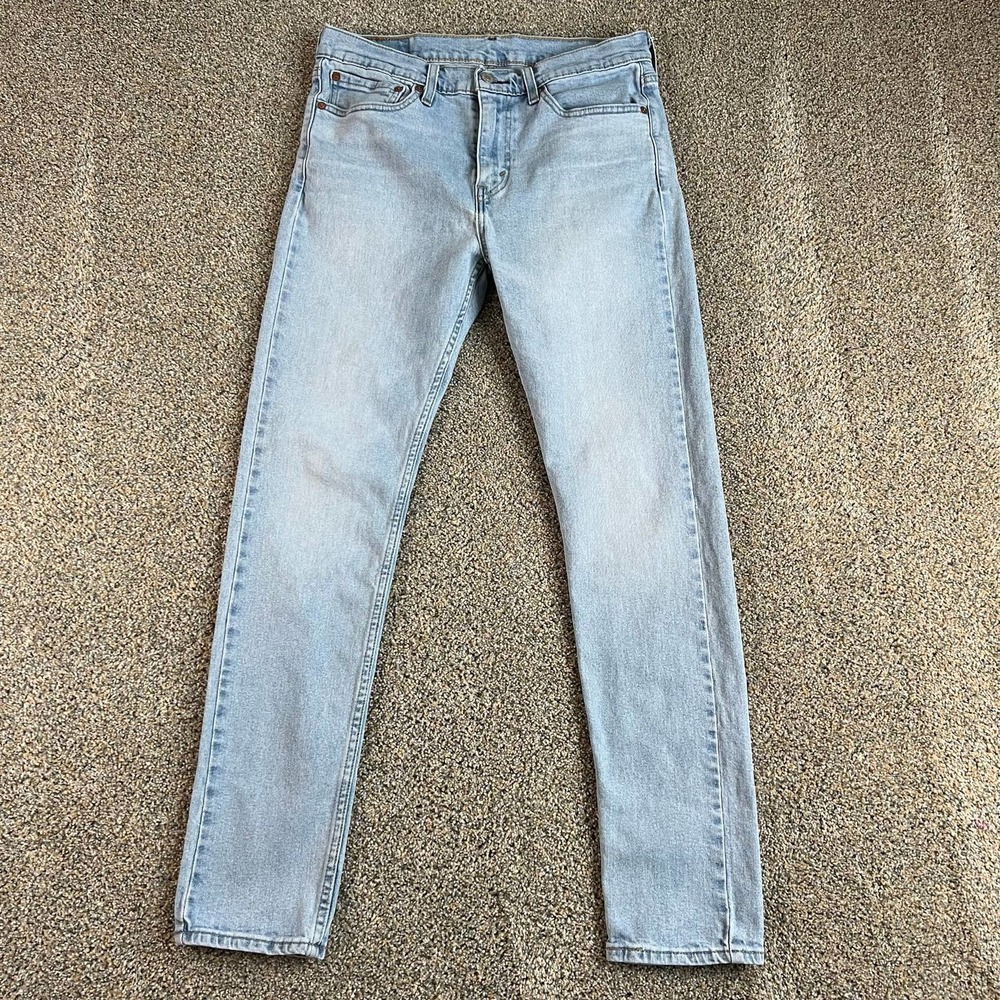 Levi's 510 Men's Skinny Fit Mid Rise Light Wash Stretch Denim Jeans 31x32